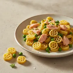 Mini ruote zafferano e salmone