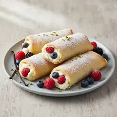 Mini strudel ai frutti di bosco e ricotta