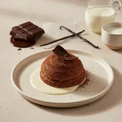 Mousse al cioccolato e aroma di vaniglia