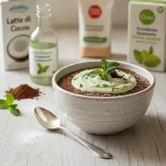 Mousse cacao e menta