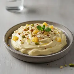 Mousse di ricotta e ananas