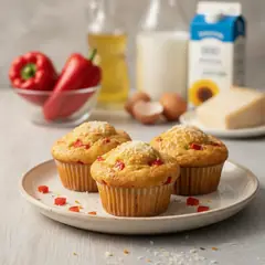 Muffin ai peperoni