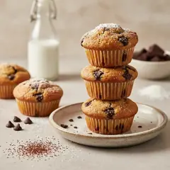 Muffin cocco e cioccolato