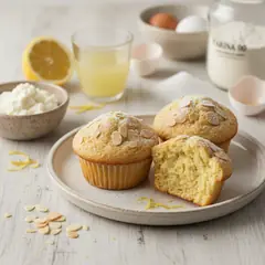 Muffin ricotta e limone
