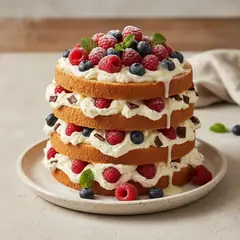 Naked cake con panettone
