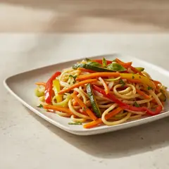 Noodles con verdure