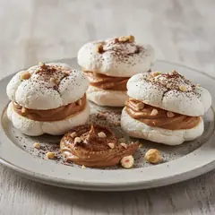 Nuvole di meringa alle nocciole