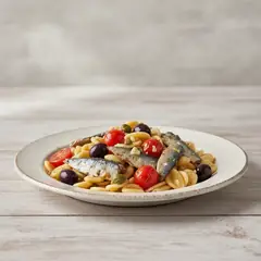 Orecchiette con sarde e pomodorini