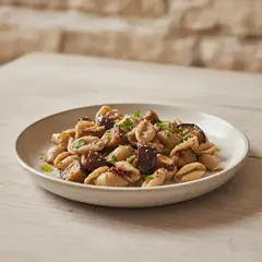 Orecchiette cremose miso e melanzane