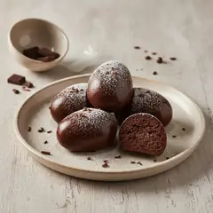 Ovetti di panna cotta al cioccolato