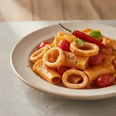 Paccheri al sugo di calamari