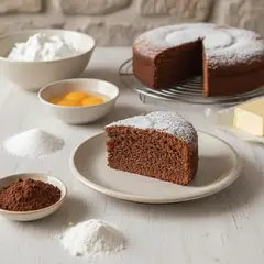 Pan di spagna al cacao