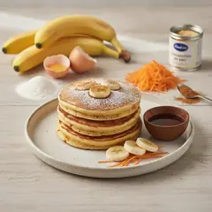 Pancake banana e carote