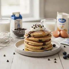 Pancake con yogurt greco