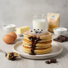 Pancake ripieni di cioccolato