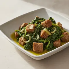 Pancotto con cime di rapa