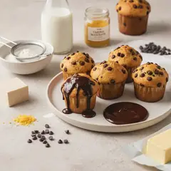 Panettoncini con gocce di cioccolato