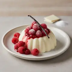 Panna cotta ai lamponi