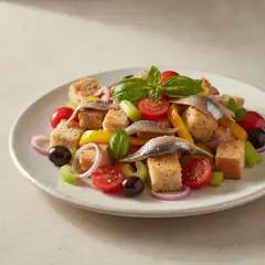 Panzanella estiva con alici