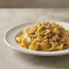 Pappardelle al ragù bianco di cinta senese