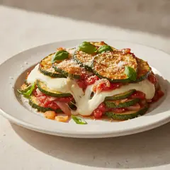 Parmigiana di zucchine in padella