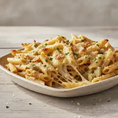 Pasta al forno con carciofi e scamorza