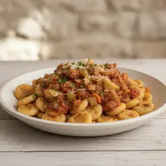 Pasta al ragù di carciofi
