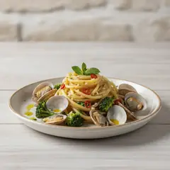 Pasta alle vongole e broccoli