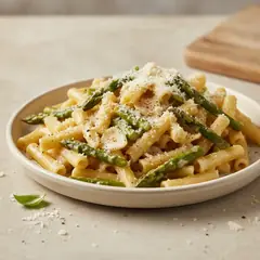 Pasta asparagi e fontina
