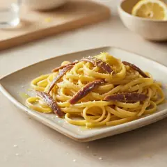 Pasta burro e alici