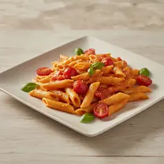 Pasta con crema di peperoni