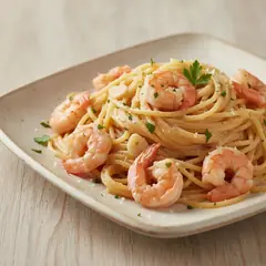 Pasta con gamberetti