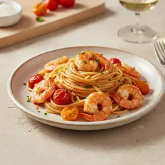 Pasta con mazzancolle