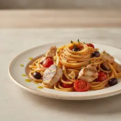 Pasta con pesce spada