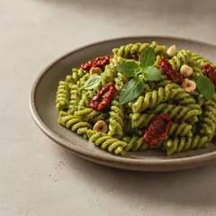 Pasta con pesto invernale
