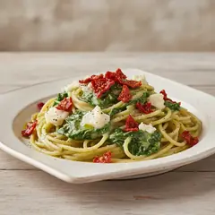Pasta con spinaci e gorgonzola