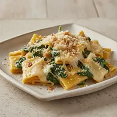 Pasta con spinaci e taleggio