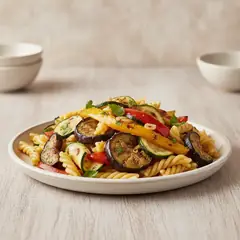Pasta con verdure grigliate
