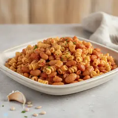 Pasta e fagioli con pancetta