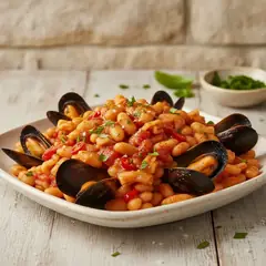 Pasta fagioli e cozze