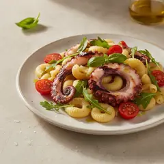 Pasta fredda con polpo