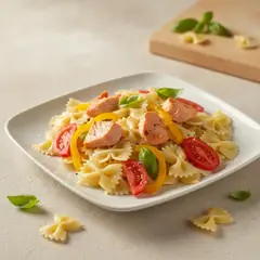 Pasta fredda con salmone