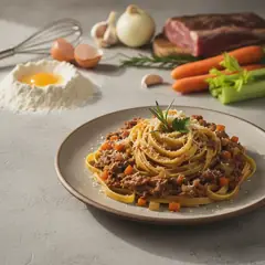Pasta fresca all'uovo con ragù di cinghiale