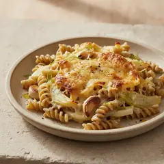 Pasta gratinata con finocchi e besciamella