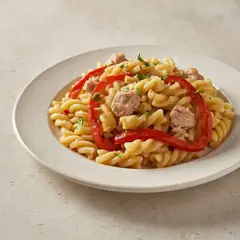 Pasta peperoni e tonno