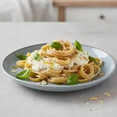 Pasta ricotta e basilico