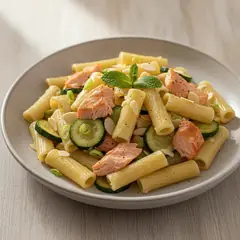 Pasta salmone e zucchine