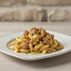 Pasta salsiccia e birra