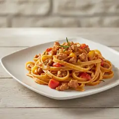 Pasta salsiccia e peperoni