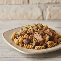 Pasta tonno e melanzane